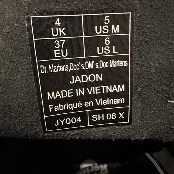 Brand New Dr AirWair Martens Jadon Boot Smooth Leather Platforms - Picture 7 of 8